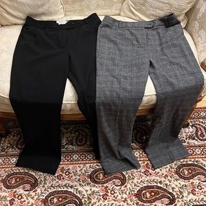 2 pairs - Calvin Klein Modern Fit 6P women’s dress pants